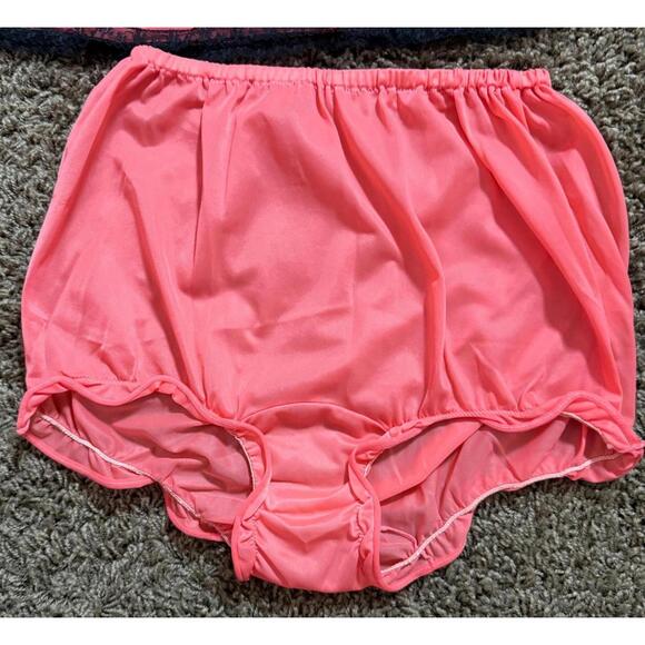 1960's Emilio Pucci Sheer Coral Babydoll Nightie + Brief Set size S/M - Picture 8 of 10